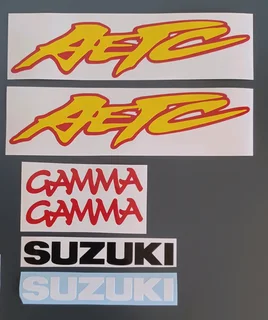 1992 Suzuki RG 125F stickers decals vinyl graphics kits