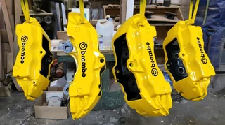 Brembo caliper decals stickers sets