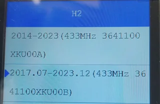 2017 - 23 Haval H2 TPMS tyre pressure monitor sensor