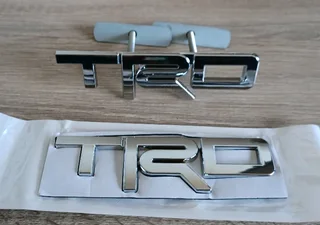 TRD Toyota badges emblems decals stickers