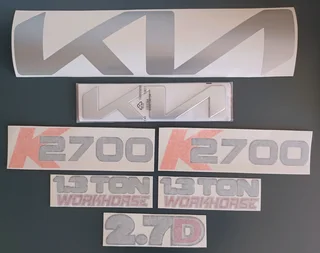 KIA K2700 K2500 stickers decals vinyl graphics