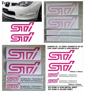 Subaru Impreza Hawkeye STI stickers decals