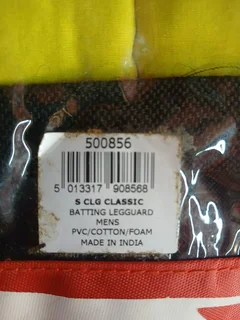 Cricket pads and gloves