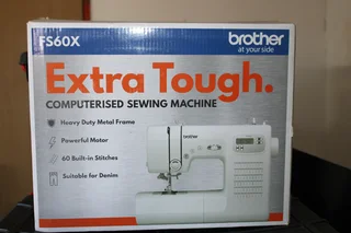 Brother FS60X Heavy Duty Computerised Sewing  Machine and Brother 2504D Overlocker for sale by owner