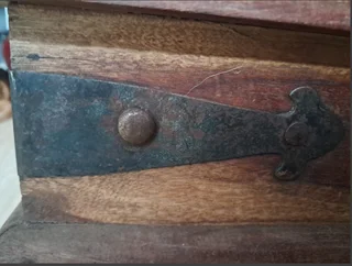 HEAVY RUSTIC SIDE TABLES