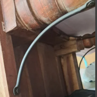 HEAVY RUSTIC SIDE TABLES