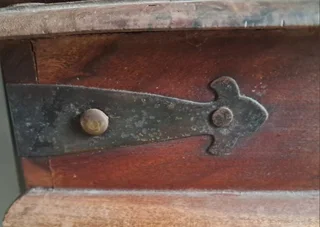 HEAVY RUSTIC SIDE TABLES