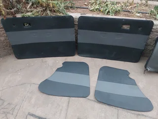 Beetle seats and door panels. Gray