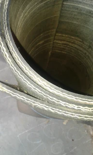 Splitbelts for feedtroughs
