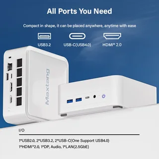 New/Sealed Maxtang T0-Series AMD NUC Mini-PC and includes RAM/SSD.