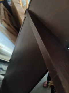 Double Bed Wooden Headboard – Dark Wood – Good Condition