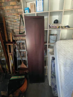 Double Bed Wooden Headboard – Dark Wood – Good Condition