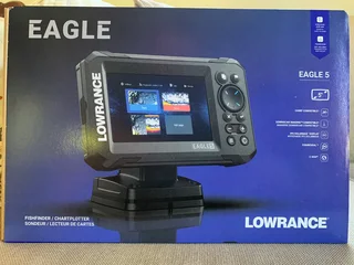 Lowrance Eagle 5 GPS  Fishfinder, incl. cables and brackets, 3 year warrantee, NEW! Special R8950