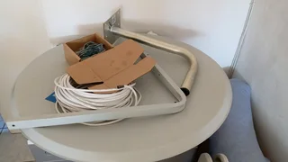 Dstv Dish with cables and fittings