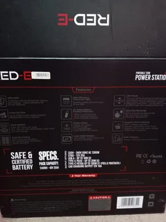 Red-E Portable Power Station.