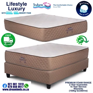 Lifestyle Orthopaedic Foam Only Mattresses with Free Delivery from R3599