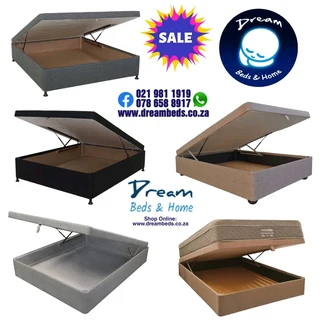 New Storage beds Lift up and with Drawers from R3099