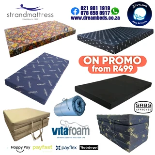 Quality Brands Mattress Sale frm R499 to R2599