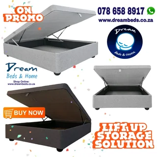 Plsuh feel Double bed R4799 with Free delivery!