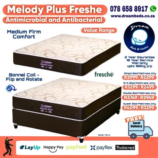 Plsuh feel Double bed R4799 with Free delivery!