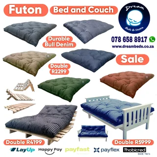 Futon, Bed or Couch on Sale