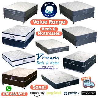 Comfy Affordable Beds with a free delivery frm R2549 to R7099