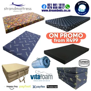 New Mattress frm R499 ! Sabs Approved