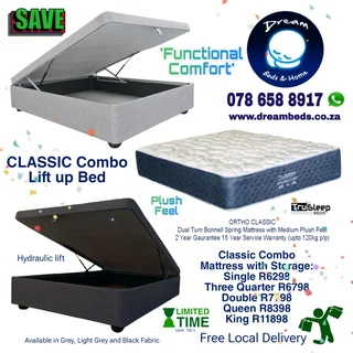 Lift it. Store it. Sleep like a star!  From R6499