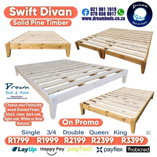 New Double beds with Free Delivery R2499 to R5999