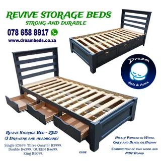 New Double beds with Free Delivery R2499 to R5999
