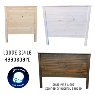 Wooden and Upholstered Headboard on Sale