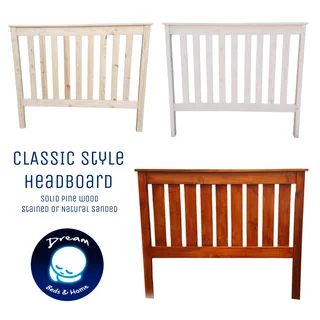 Wooden and Upholstered Headboard on Sale