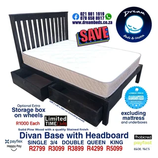 New Bed Bases-  all types from R949!