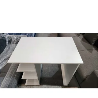 White Melamine Work space with shelves