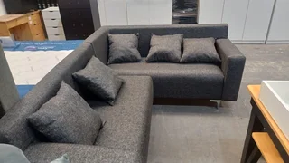 Corner couch charcoal for R4499