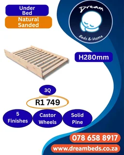 Beach Tri-Bunk - 3Q/DBL - Black - R6 199