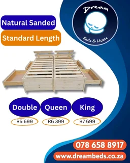 Solid Pine Storage Base - S - Natural Sanded - R3 999