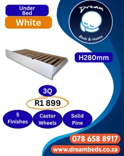 Solid Pine Storage Base - R5 6 99 - DBL - Natural (Sanded)