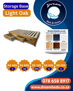 Solid Pine Storage Base - R6 399 - Q - Natural Sanded