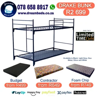 Retro Bed Side Table - 1 Drawer - R1 099