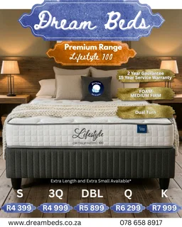 Lifestyle 100 - Foam - Bed Set - Medium Firm - Q - Bed Set - R6 299