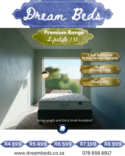 Lifestyle 130 Bed Set- S - Foam - Dual Sided - Medium Firm - R4 899