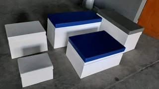 Various Fiberglass Boat Boxes