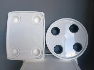 Brand New Fiberglass Boat Drink Tables