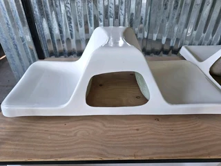 New Fiberglass Back To Back Seats