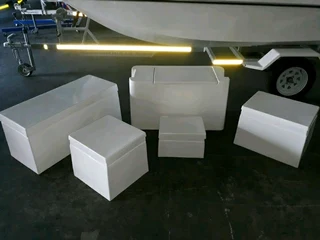Various Fiberglass Boat Boxes