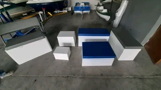 VARIOUS FIBERGLASS BOAT BOXES