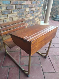 Antique school desk