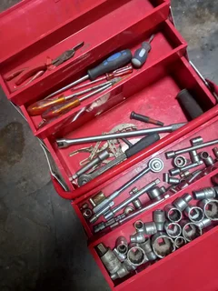 Toolbox with Sockets and Tools