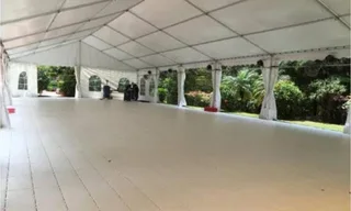 WHITE INTERLOCK TENT FLOORING
